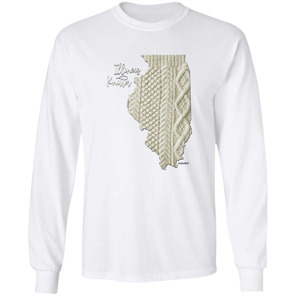 Illinois Knitter LS Ultra Cotton T-Shirt