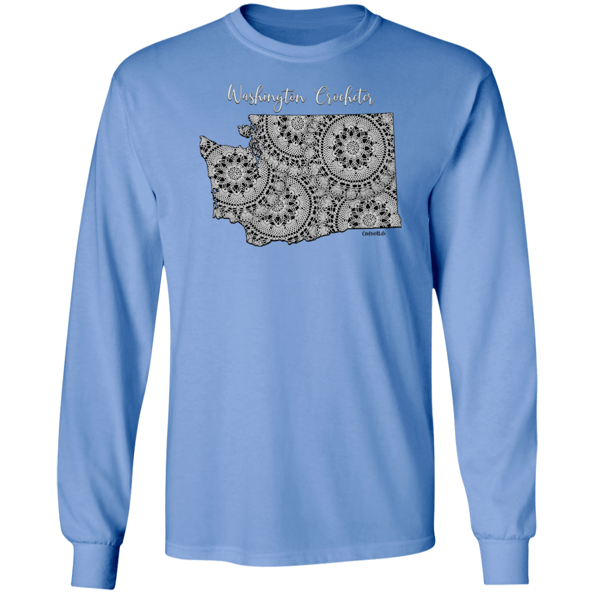 Washington Crocheter LS Ultra Cotton T-Shirt