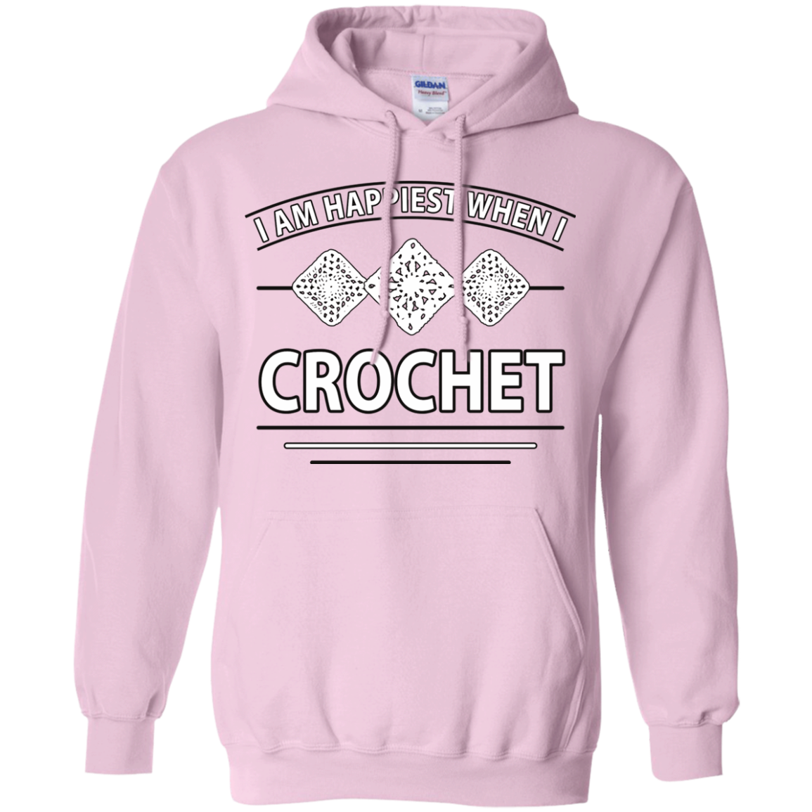 I Am Happiest When I Crochet Pullover Hoodies - Crafter4Life - 10