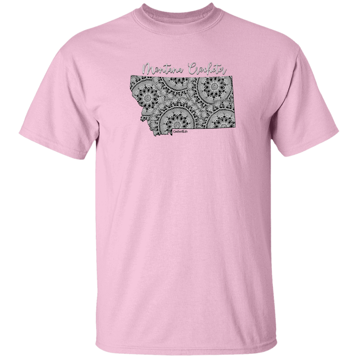 Montana Crocheter Cotton T-Shirt