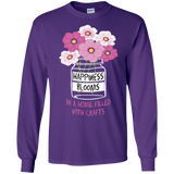 Happiness Blooms with Crafts Long Sleeve Ultra Cotton T-Shirt - Crafter4Life - 8