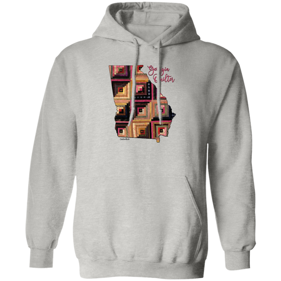 Georgia Quilter Pullover Hoodie, Gift for Quilting Friends and Family
