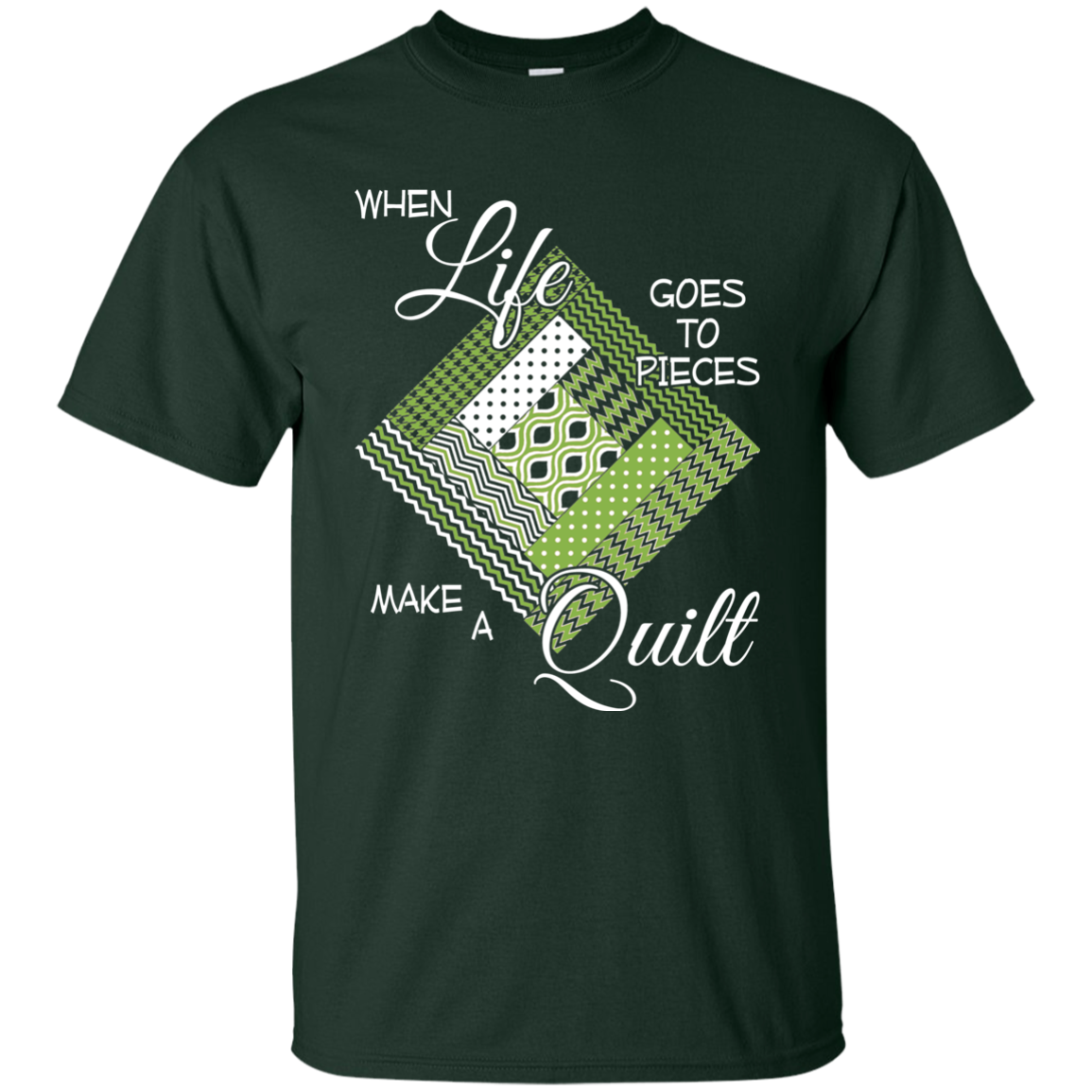 Make a Quilt (Greenery) Ultra Cotton T-Shirt