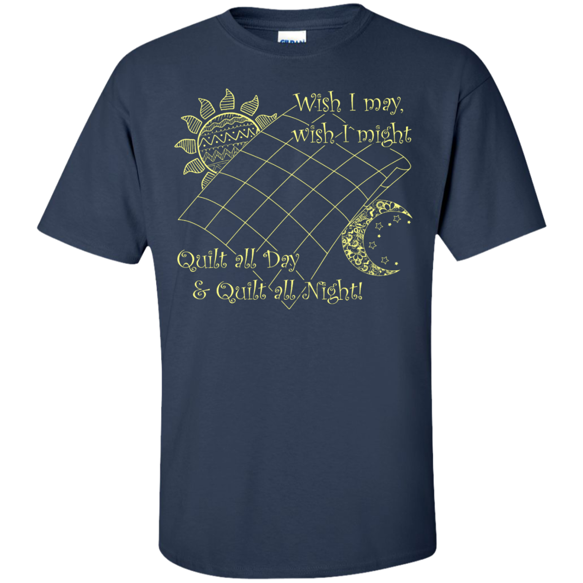 Wish I May Quilt Custom Ultra Cotton T-Shirt - Crafter4Life - 10