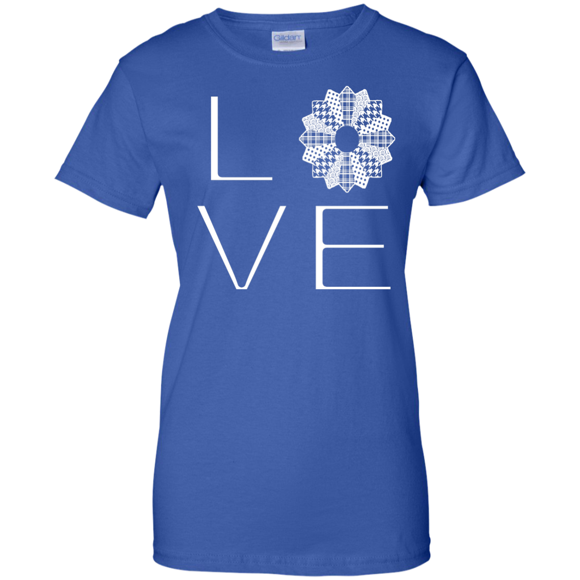 LOVE Quilting Ladies Custom 100% Cotton T-Shirt - Crafter4Life - 8