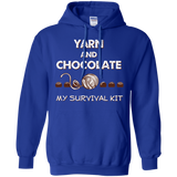 Yarn and Chocolate Pullover Hoodie
