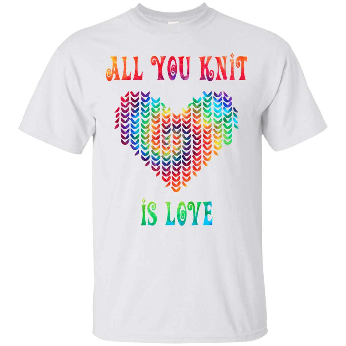All You Knit Heart Ultra Cotton T-Shirt