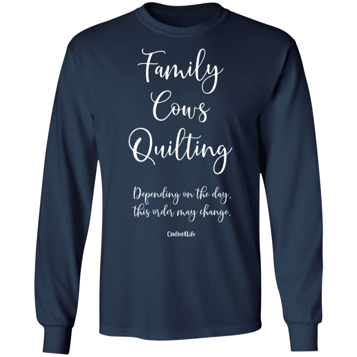 Family-Cows-Quilting LS Ultra Cotton T-Shirt