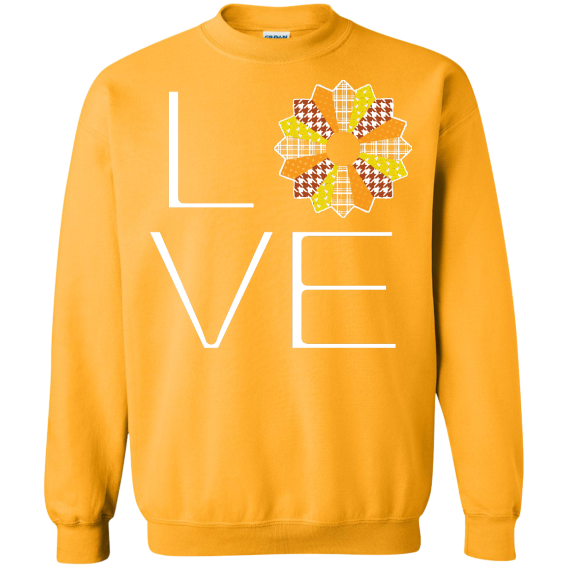 LOVE Quilting (Fall Colors) Crewneck Sweatshirts - Crafter4Life - 8