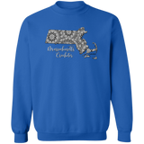 Massachusetts Crocheter Crewneck Pullover Sweatshirt