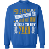 Where to Buy Yarn Crewneck Pullover Sweatshirt
