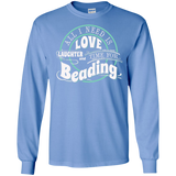 Time for Beading Long Sleeve Ultra Cotton T-Shirt - Crafter4Life - 7