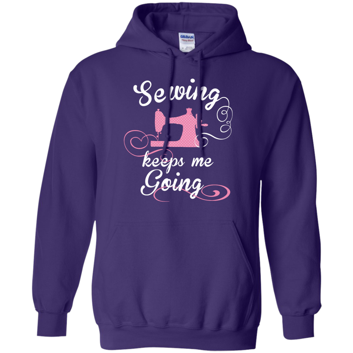Sewing Keeps Me Going Pullover Hoodies - Crafter4Life - 7