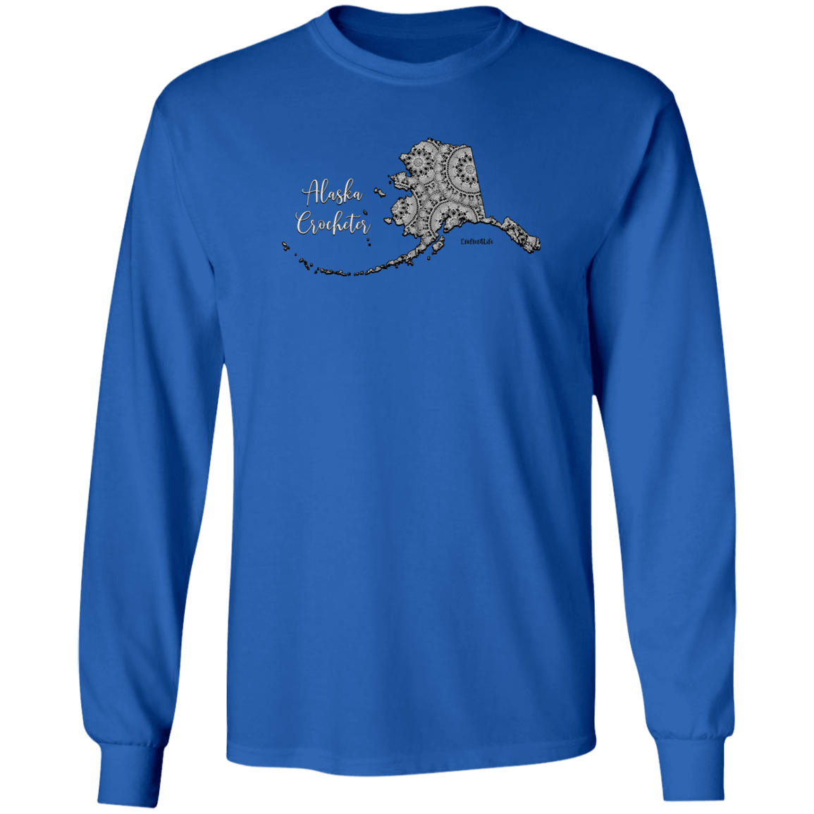 Alaska Crocheter LS Ultra Cotton T-Shirt