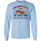 PhD in Quilting LS Ultra Cotton T-Shirt