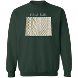 Colorado Knitter Crewneck Pullover Sweatshirt