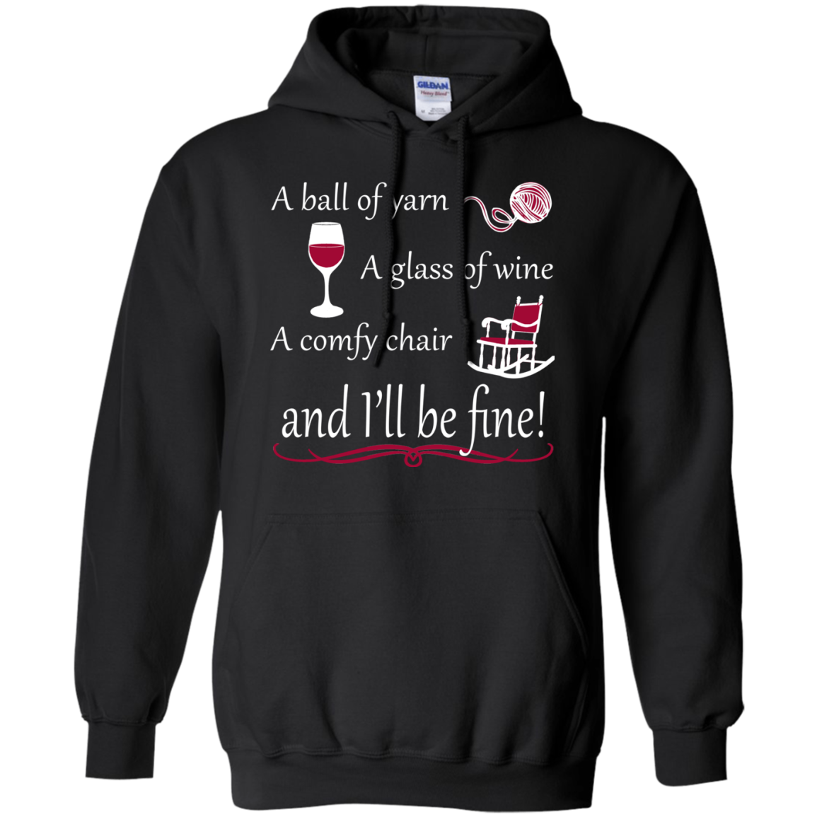 I'll be Fine Pullover Hoodie
