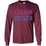 I Dream Quilts Long Sleeve Ultra Cotton T-Shirt - Crafter4Life - 5