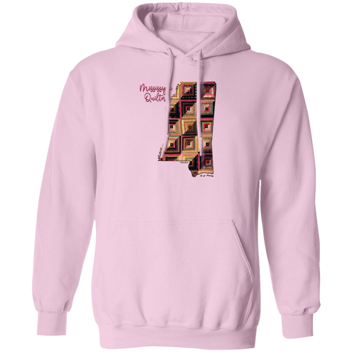 Mississippi Quilter Pullover Hoodie, Gift for Quilting Friends and Family