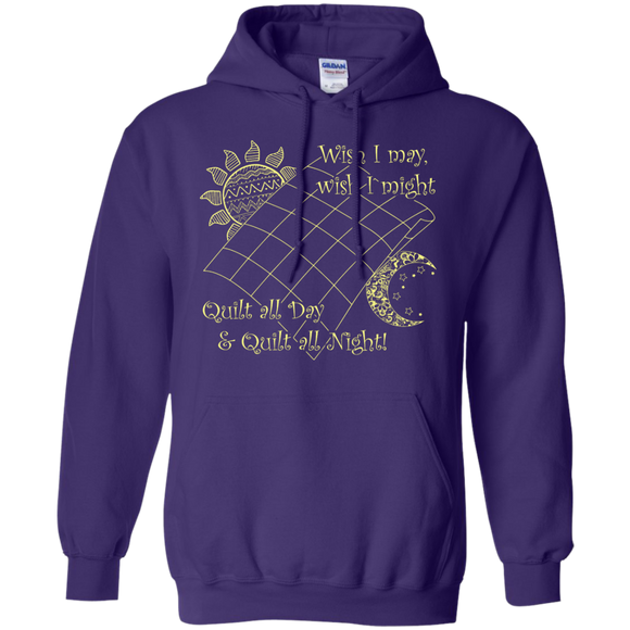 Wish I May Quilt Pullover Hoodies - Crafter4Life - 1