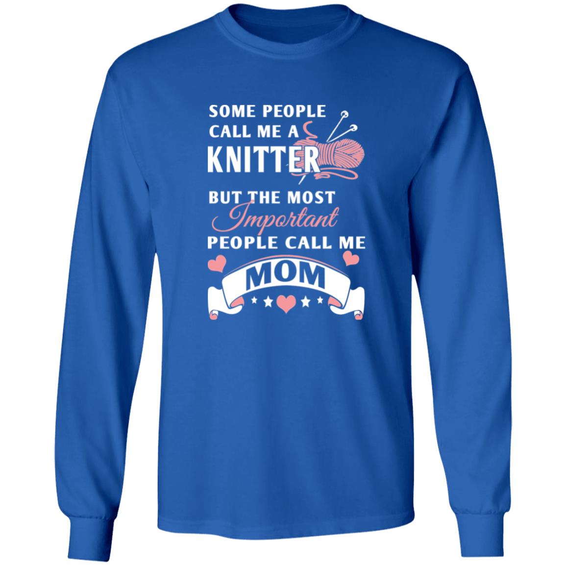 Knitter Mom Long Sleeve T-Shirt