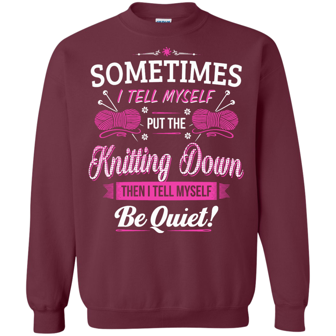 Put the Knitting Down Crewneck Sweatshirts - Crafter4Life - 3