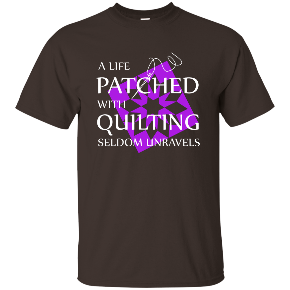 Quilting Seldom Unravels Ultra Cotton T-Shirt