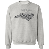 North Carolina Crocheter Crewneck Pullover Sweatshirt