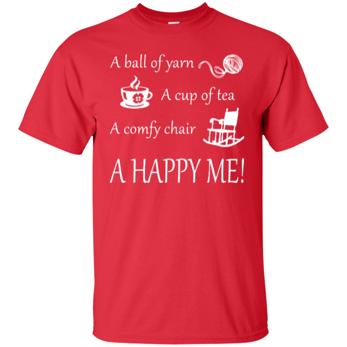 A Happy Me Custom Ultra Cotton T-Shirt - Crafter4Life - 10
