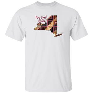 New York Quilter T-Shirt, Gift for Quilting Friends and Family