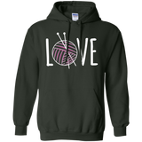 Knitting LOVE Pullover Hoodie
