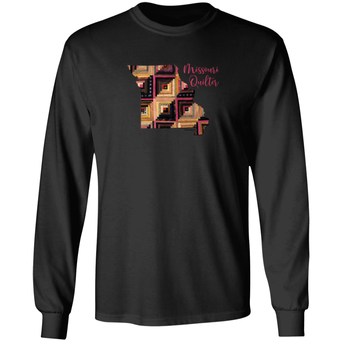 Missouri Quilter Long Sleeve T-Shirt, Gift for Quilting Friends and Family