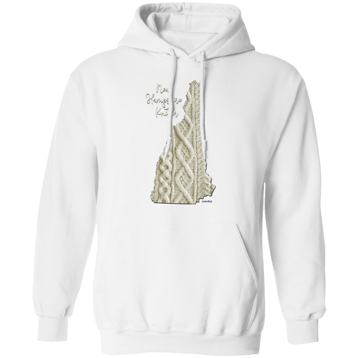 New Hampshire Knitter Pullover Hoodie
