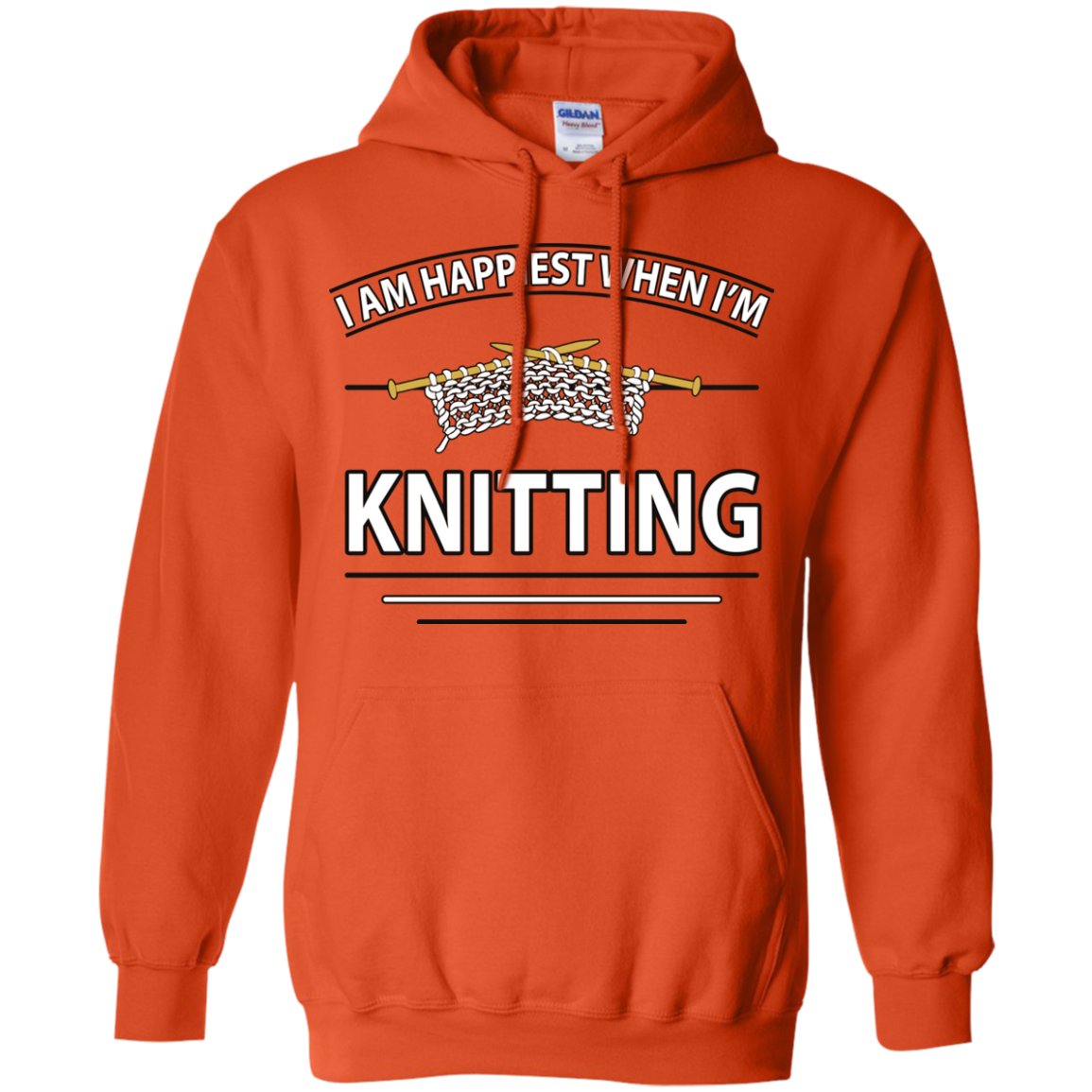 I Am Happiest When I'm Knitting Pullover Hoodies - Crafter4Life - 4