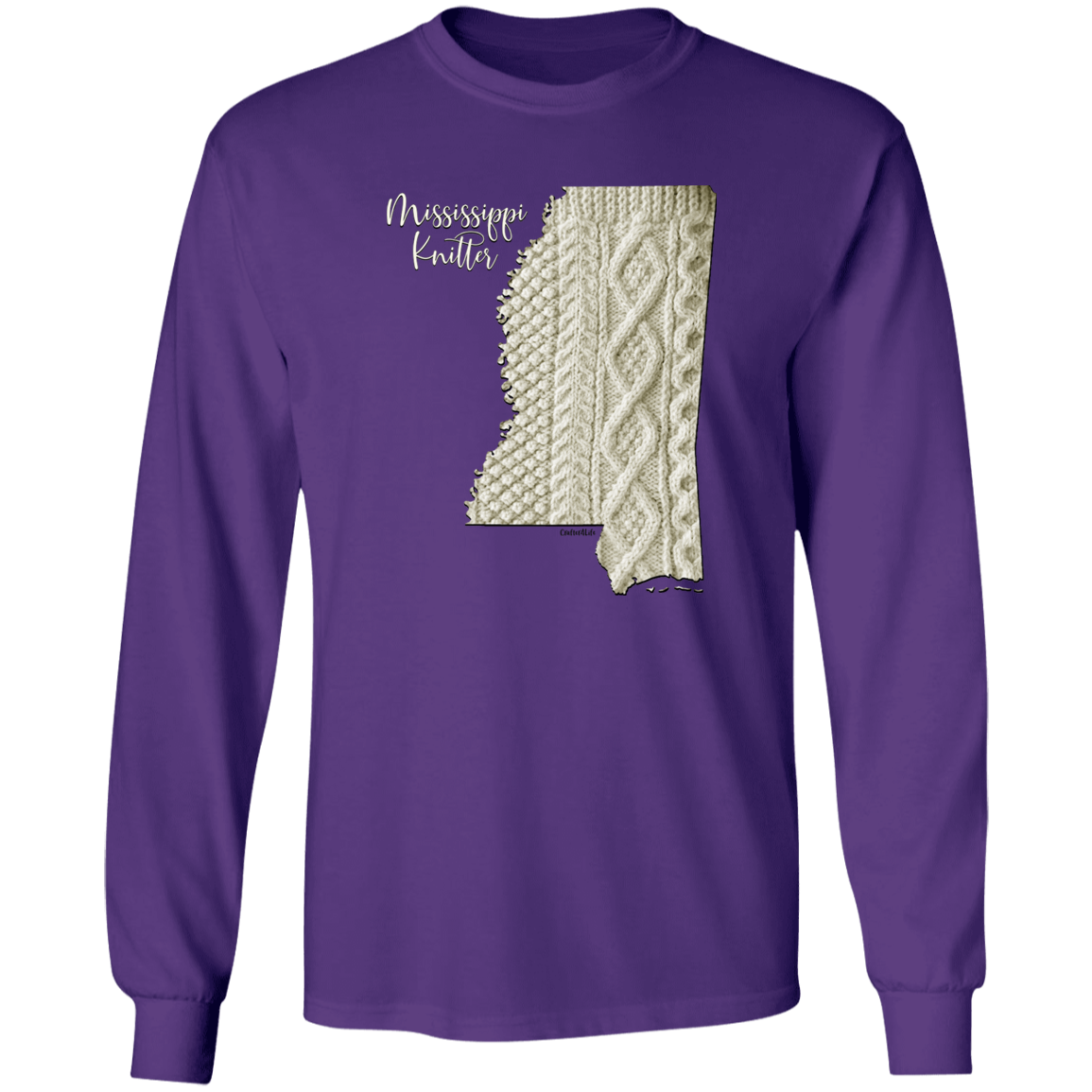 Mississippi Knitter LS Ultra Cotton T-Shirt
