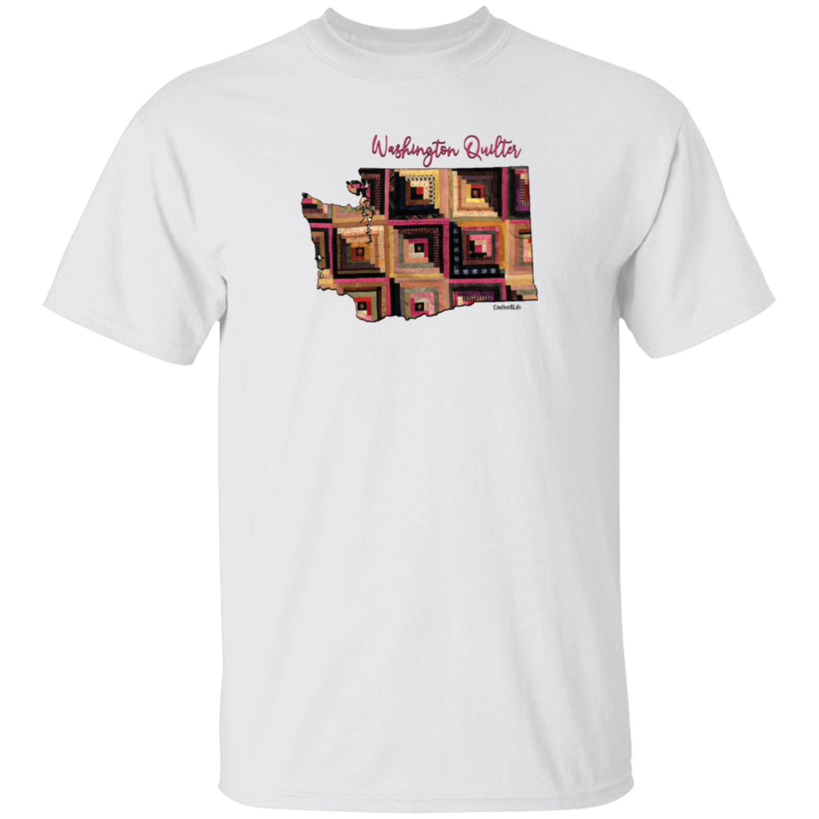 Washington Quilter T-Shirt, Gift for Quilting Friends and Family