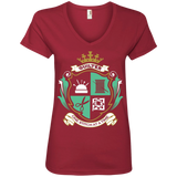 Quilters Motto Ladies V-Neck Tee
