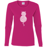 Yarn Kitty Ladies Long Sleeve Shirts
