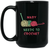 MARY Needs to crochet Black Mugs
