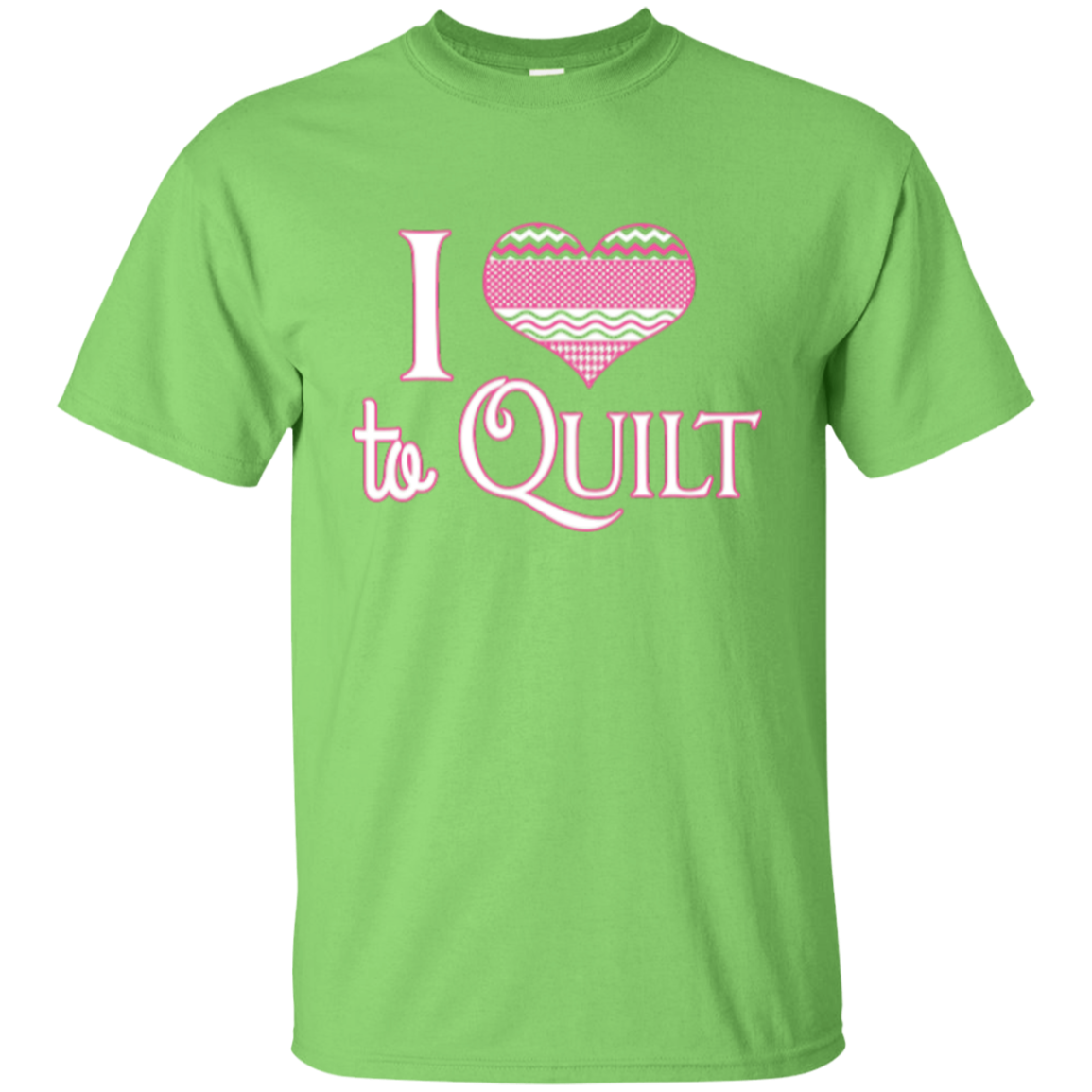 I Heart to Quilt Custom Ultra Cotton T-Shirt - Crafter4Life - 6