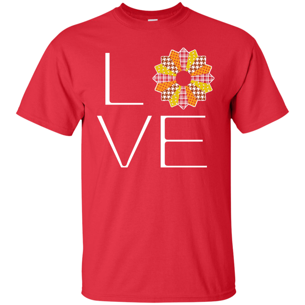 LOVE Quilting (Fall Colors) Custom Ultra Cotton T-Shirt - Crafter4Life - 7