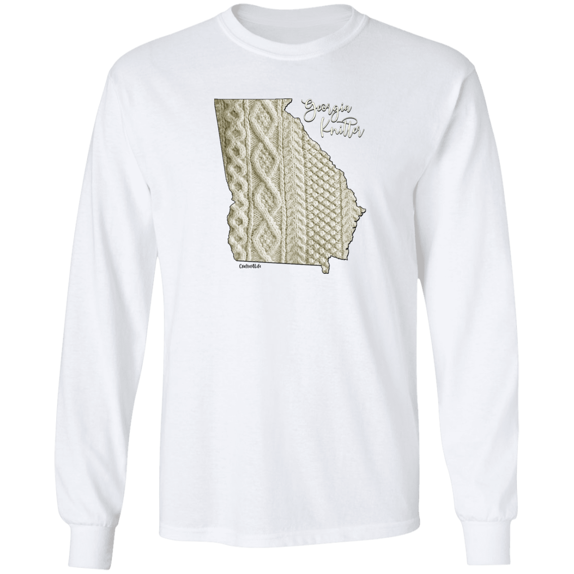 Georgia Knitter LS Ultra Cotton T-Shirt