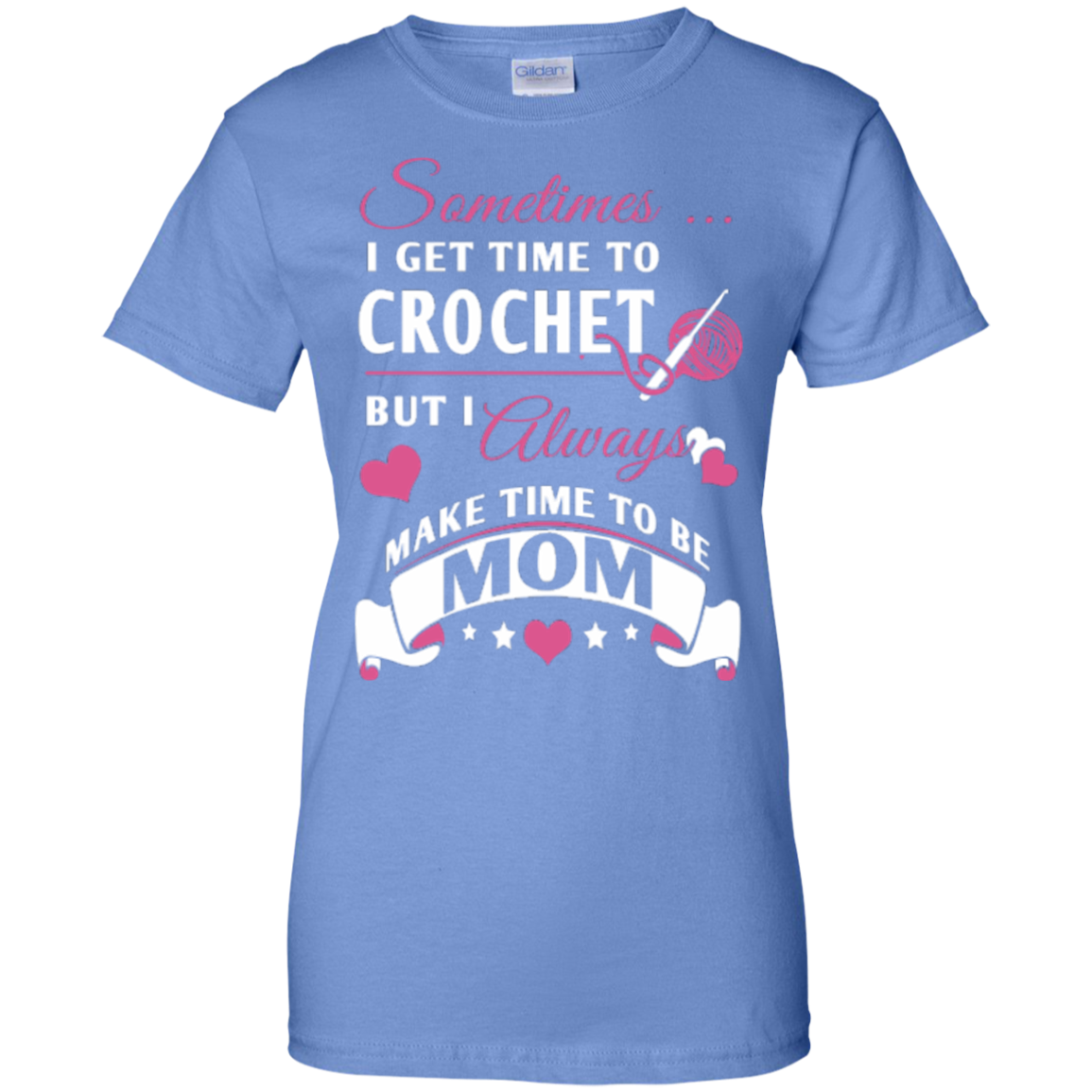 Crochet Mom Ladies Custom 100% Cotton T-Shirt - Crafter4Life - 6