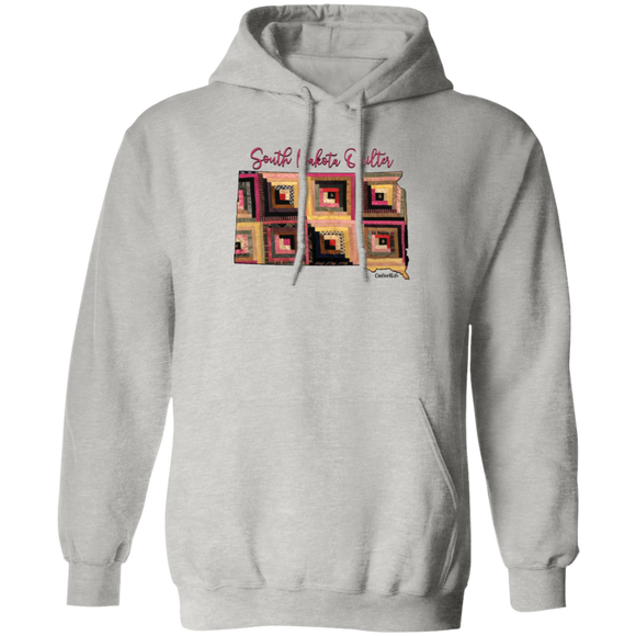 South Dakota Quilter Pullover Hoodie, Gift for Quilting Friends and Family