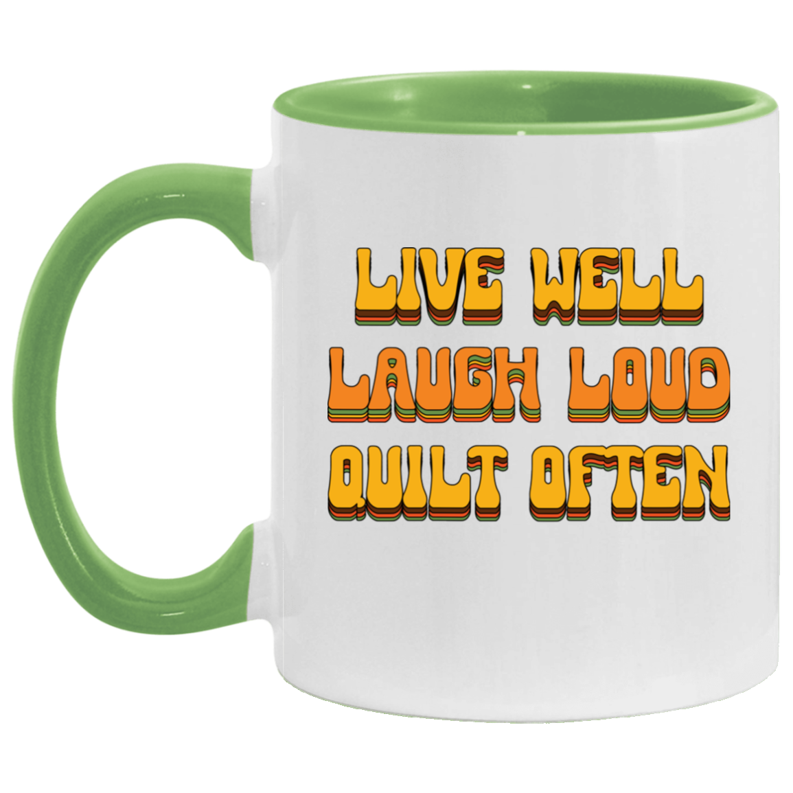 Live Well, Quilt Often Mugs