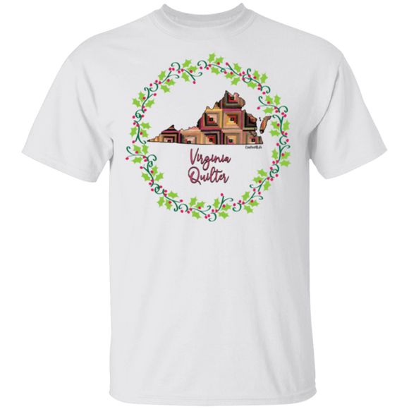 Virginia Quilter Christmas T-Shirt