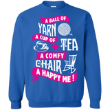 A Ball of Yarn, A Happy Me Crewneck Sweatshirts - Crafter4Life - 6