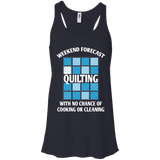 Weekend Forecast Quilting Flowy Racerback Tank