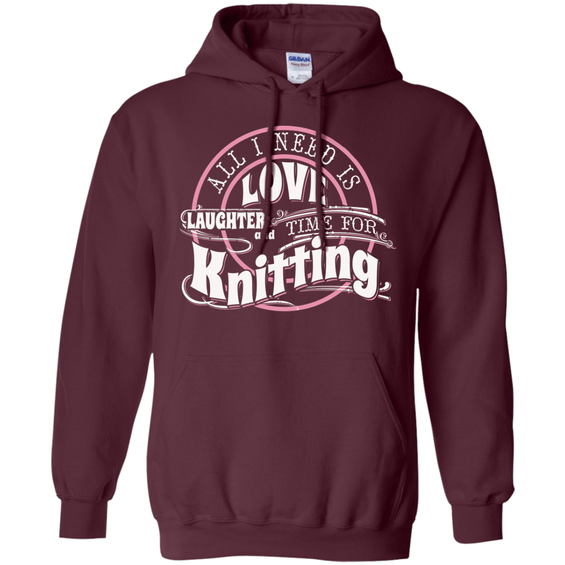 Time for Knitting Pullover Hoodie