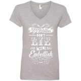 Scrapbookers Don't Lie Ladies V-neck Tee - Crafter4Life - 2